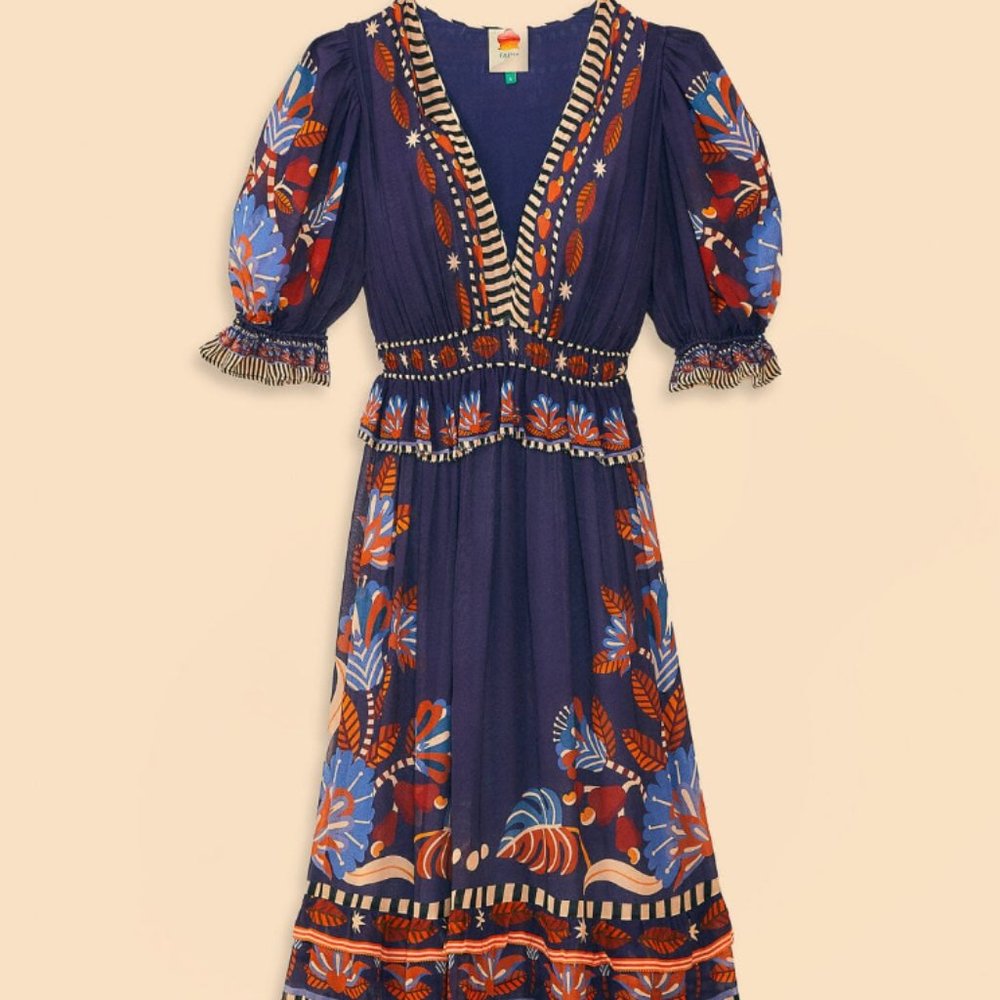 FARM Rio Multicolor Maxi Dress